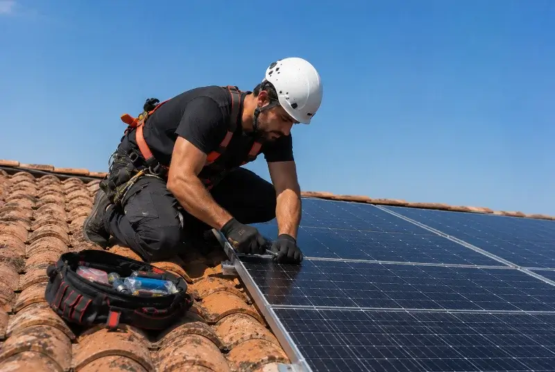 Maintenance et monitoring de panneaux solaires à Mons-en-Pévèle